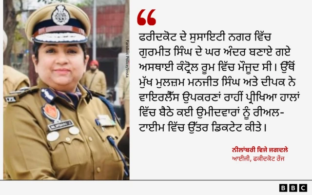 ਆਈਜੀ, ਫਕੀਦਕੋਟ ਰੇਂਜ