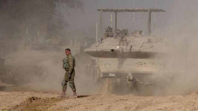 Ejército israelí en el norte de Gaza