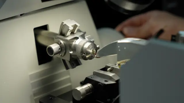 Instrument de découpe du cerveau de la mouche