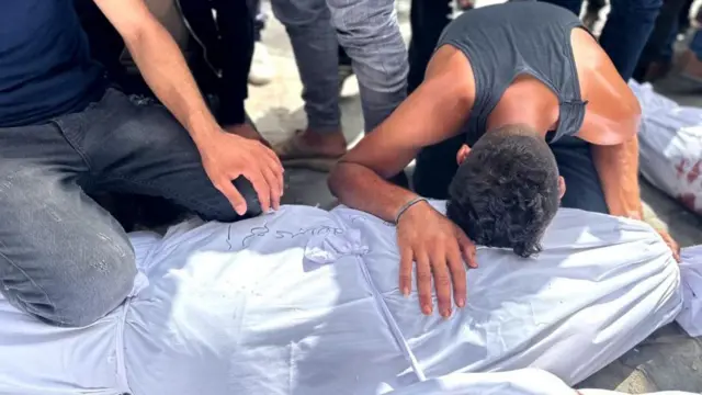 صورة تظهر جثة داخل أحد المستشفيات