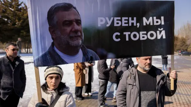 Протест в Ереване, февраль 2025