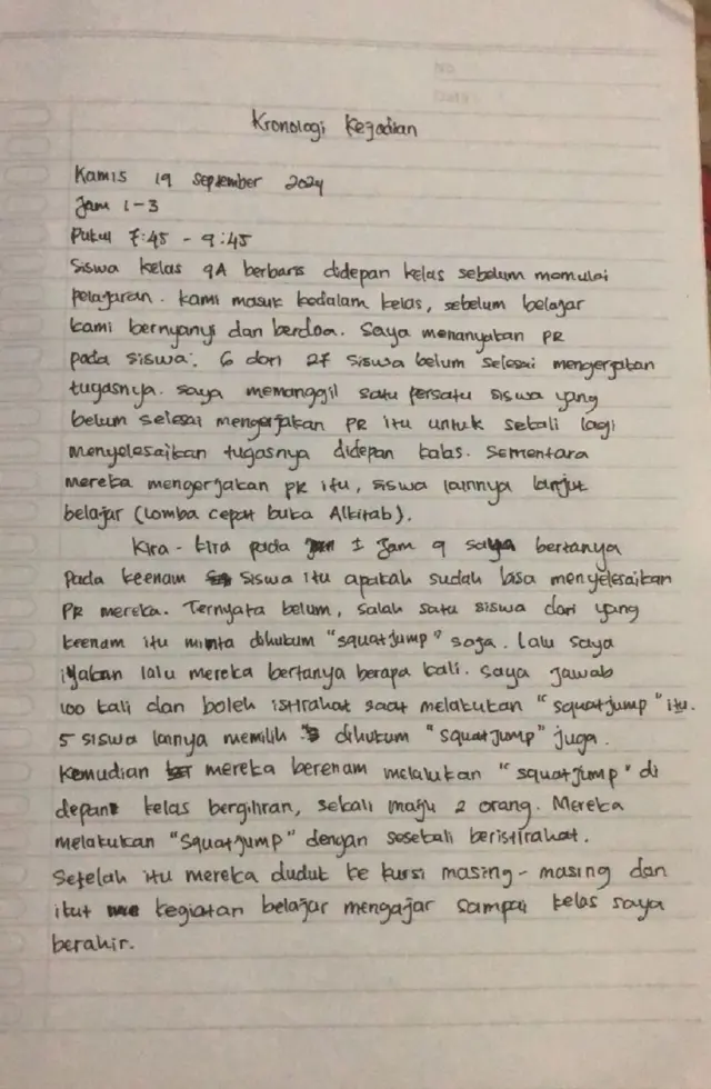 Kronologi Sellya Winda Hutapea.