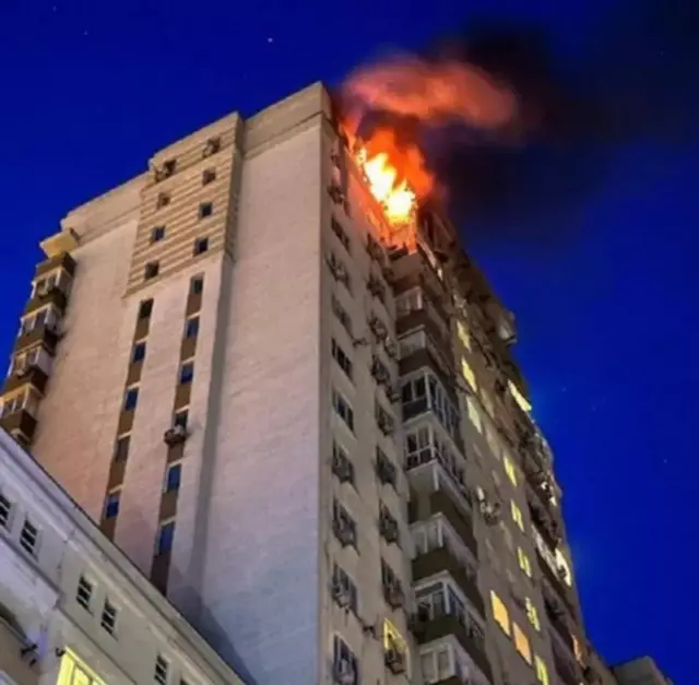 Wuta ya kama benaye biyu na wani babban bene a Kyiv in ji Jami'an yankin 
