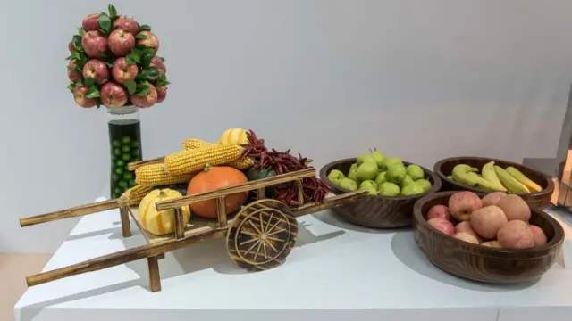 Different kain fruits.