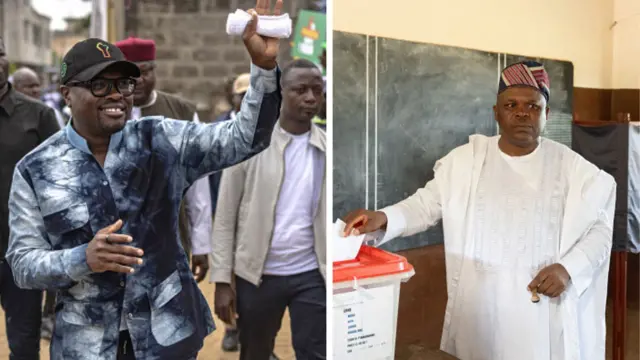 Collage of Romould Wadagni and Paul Hounkpe