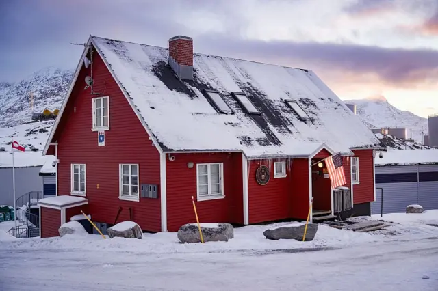 کنسولگری آمریکا در شهر نوک،‌ مرکز گرینلند در قطب شمال