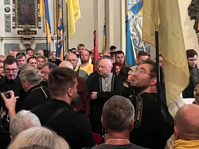 Ексгенпрокурор Юрій Луценко та колишній голова Верховної Ради Олександр Турчинов 