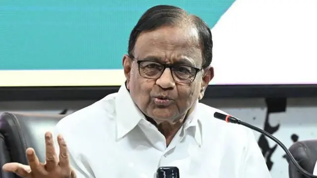 కాంగ్రెస్ నాయకుడు చిదంబరం