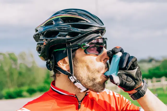 Um ciclista asmático