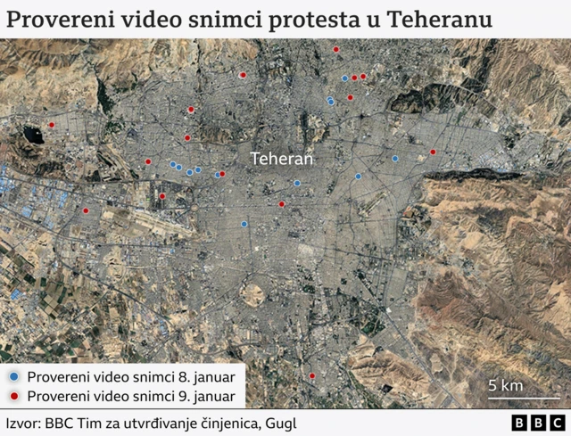 Мапа Техерана из ваздуха