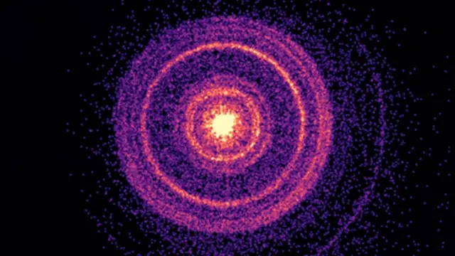 Explosão gama detectada por satélites