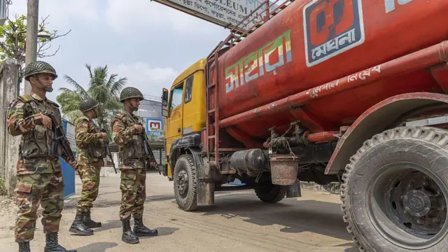 সম্প্রতি জ্বালানি তেলের ডিপোগুলোতে নিরাপত্তা বাড়ানো হয়েছে 