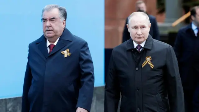 Эмомали Рахмон жана Владимир Путин