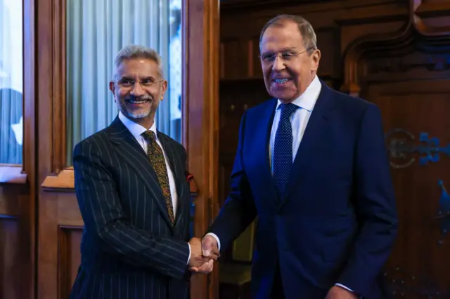 د هند او روسیې د بهرنیو چارو وزیران