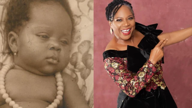Foto of Onyeka Onwenu as baby