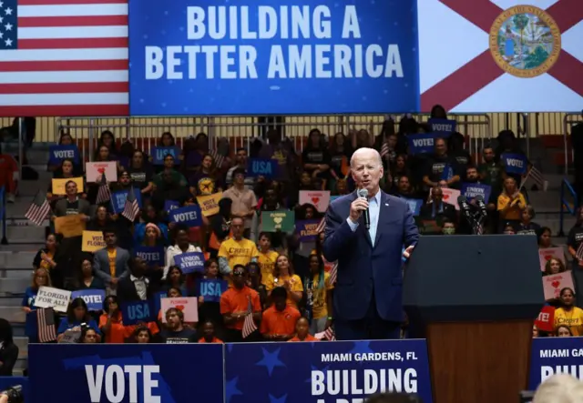 Biden en campaña