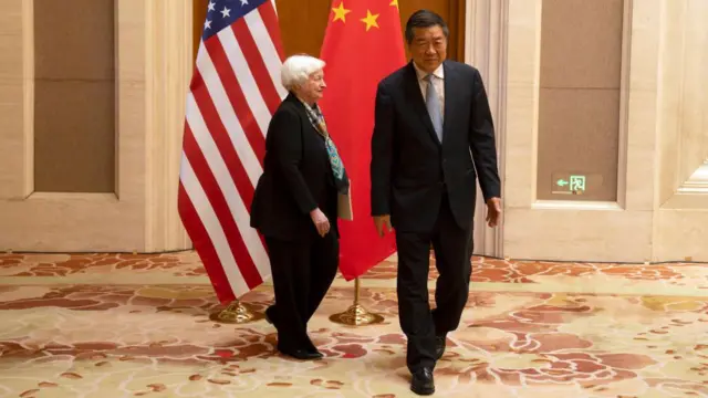 ကောင်းမွန်တဲ့ အခြေအနေတွေကို ဦးတည်နေတယ်လို့ အမေရိကန် ဘဏ္ဍာရေး ဝန်ကြီးကပြော