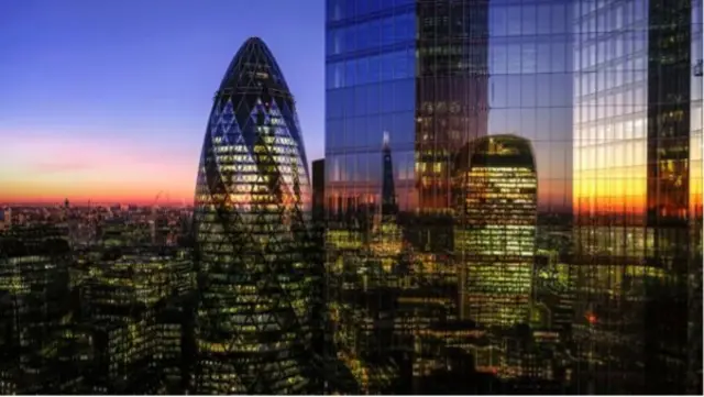 La City, le secteur financier de Londres.