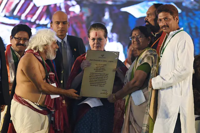 సోనియా గాంధీతో గద్దర్