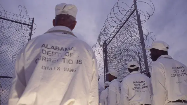 Presos en una cárcel de Alabama. 
