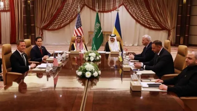 مفاوضات أوكرانية روسية في السعودية 