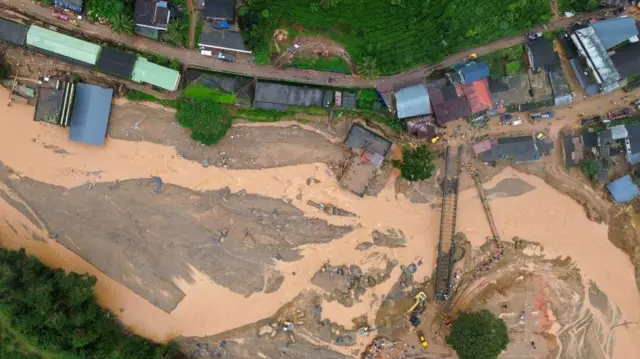 కేరళ కొండచరియలు విరిగిపడిన ప్రాంతం