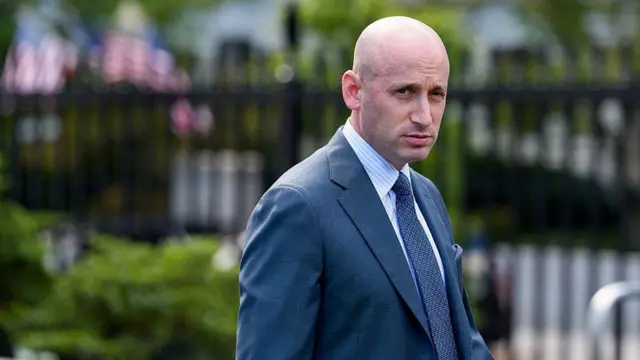 Stephen Miller, el 6 de octubre de 2025, en Washington, Estados Unidos. 