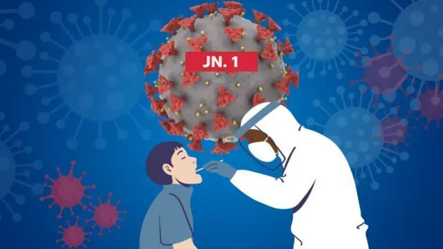 जेएन.१ भेरिअन्टको प्रतिकात्मक तस्बिर