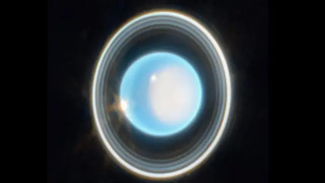 Picha ya Uranus na Darubini ya Anga ya James Webb