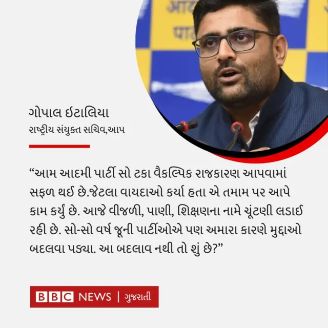 આમ આદમી પાર્ટી અરવિંદ કેજરીવાલ ગોપાલ ઇટાલિયા