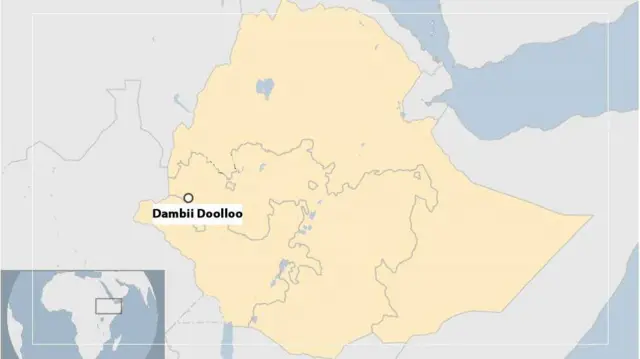 Bakka magaalaan Dambi-Doolloo itti argamu