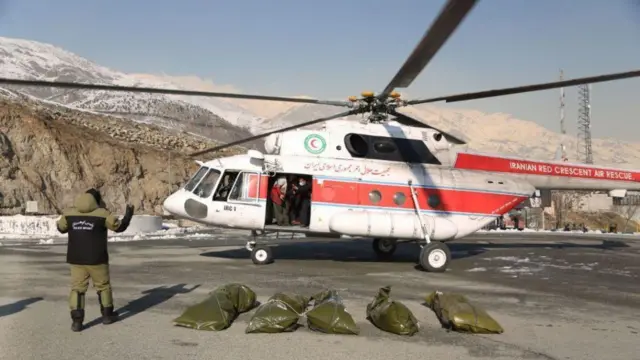 هیلکوپتر هلال احمر در ایران