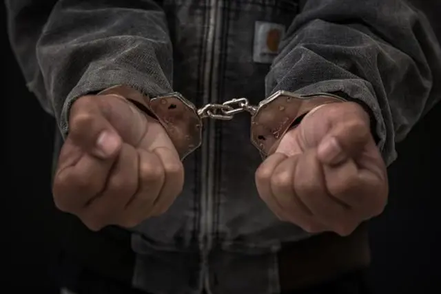 arrested man