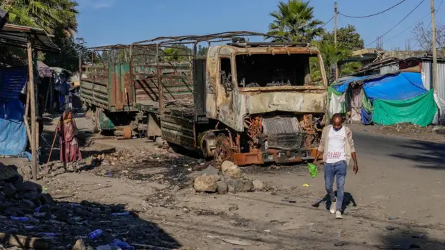 የተቃጠለ መኪና 