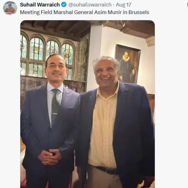 Suhail Warrich, Asim Munir