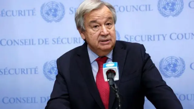 संयुक्त राष्ट्र महासचिव एंटोनियो गुटेरेस