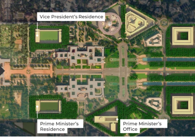 या प्रकल्पाच्या वेबसाइटवर उपराष्ट्रपतींचे नवीन घर आणि कार्यालय, तसेच पंतप्रधानांचे निवासस्थान आणि कार्यालयाचाही उल्लेख आहे.