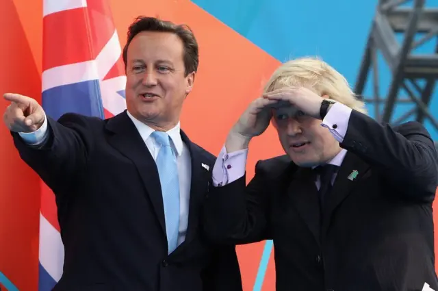 Boris Johnson da tsohon Firaminista David Cameron