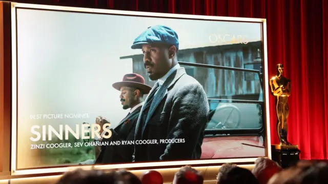 Film Grzesznicy podczas ogłoszenia nominacji za najlepszy film do 98. ceremonii wręczenia Oscarów w Samuel Goldwyn Theater w Beverly Hills w Kalifornii, 22 stycznia 2026 r.