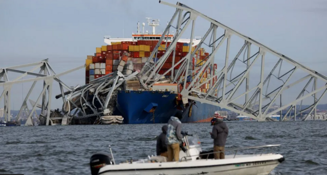 Baltimore limanındaki yıkım