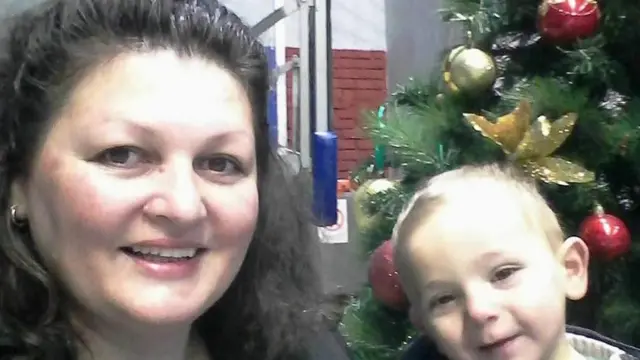 Јелена са сином Милошем