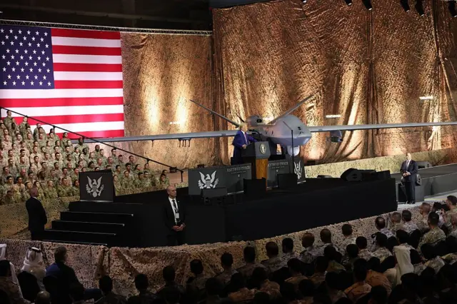 Amerika Qo‘shma Shtatlarining Qatardagi harbiy bazasi.