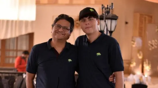  شاهزادة وسليمان داود في الصورة في مارس/ آذار 2023 في عطلة نهاية الأسبوع الرياضية في باكستان