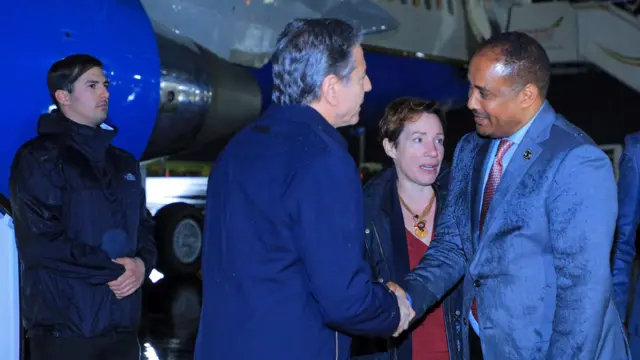 Ministirri Dhimma Alaa Ameerikaa Antoonii Biliinkan wayita Itoophiyaa seenan simataman