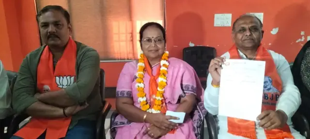 બીબીસી ગુજરાતી જામનગર ભાજપ બીનાબહેન કોઠારી મહિલા પ્રમુખ ચૂંટણી રાજકારણ