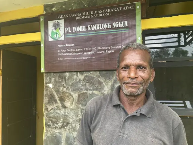Direktur Operasional Umum PT Yombe Namblong Nggua, Yusuf Kasmando, adalah tetua adat Namblong di Papua.