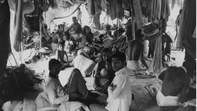 ভারতের শরণার্থী শিবিরের ছবি