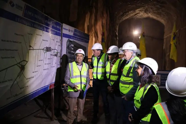 मिचेलले माथिल्लो त्रिशुली १ आयोजनाको अवलोकन गरेका थिए