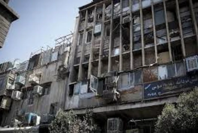 آتش سوزی ساختمان 