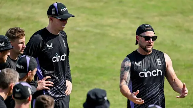 برینڈن میکلم اور انگلش ٹیم